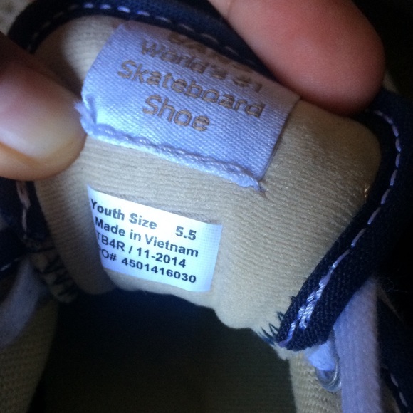 🌻Classic Navy Blue Suede Vans Platform 5.5 / 7 - Picture 6 of 7